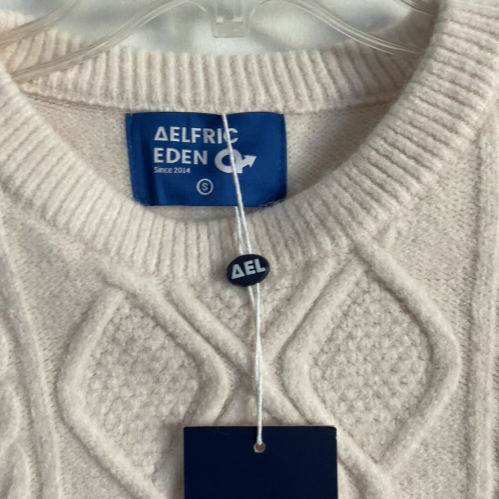 Aelfric Eden Off White Retro Rory Gilmore Knit Sweater — image 2 of 5